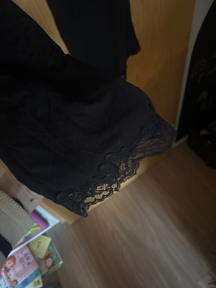 Náttbuxur með blúndu neðst  Medium