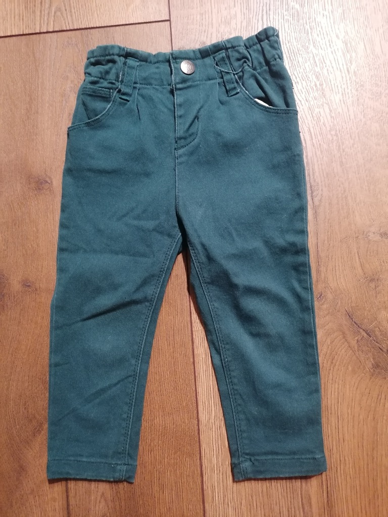 Grønn jeans, str80