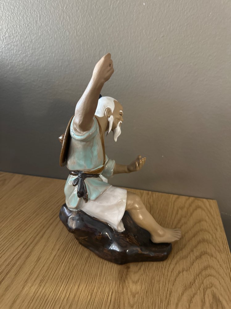 Vintage Shiwan "Mudman" -keramiikkafiguuri