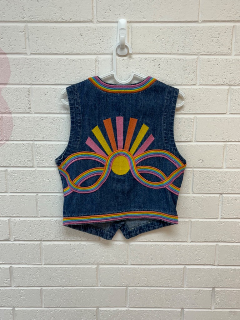 Size 8 Dangerfield Denim Vest BNWT