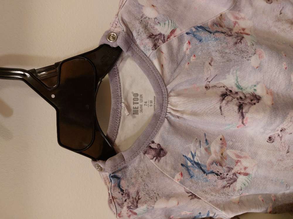 Samfella m/pils st 74 fjólub