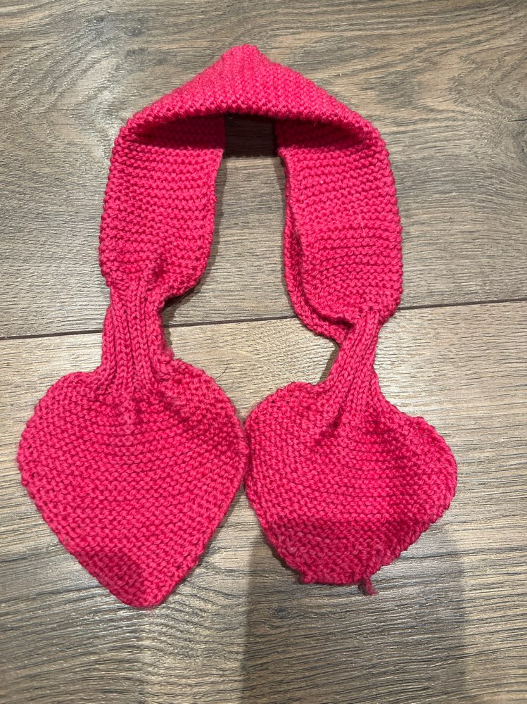 Prjónaður trefill ungbarna