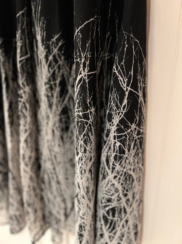 Chiffon-kjole str 44