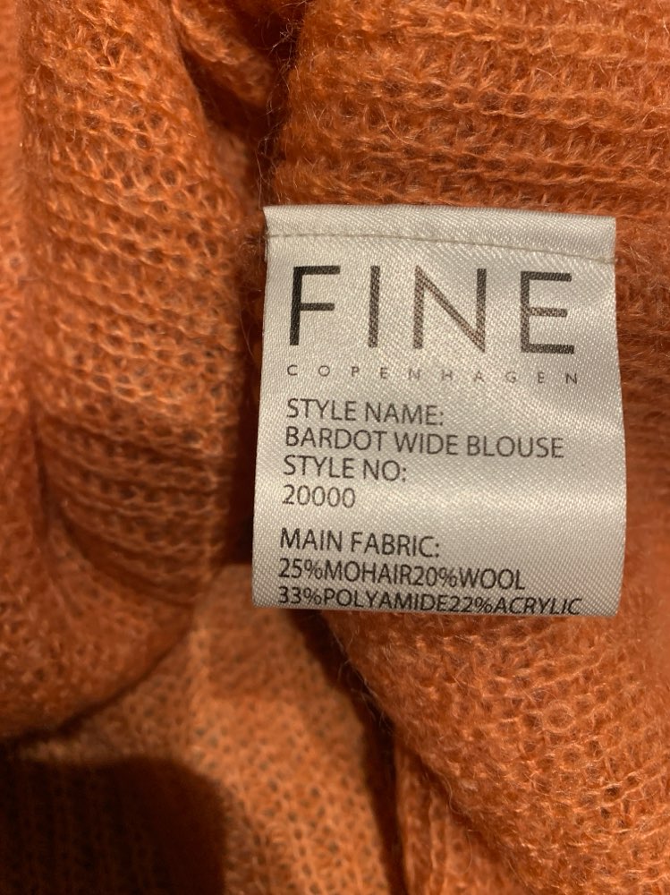 Fine Copenhagen genser Str S, 25% mohair