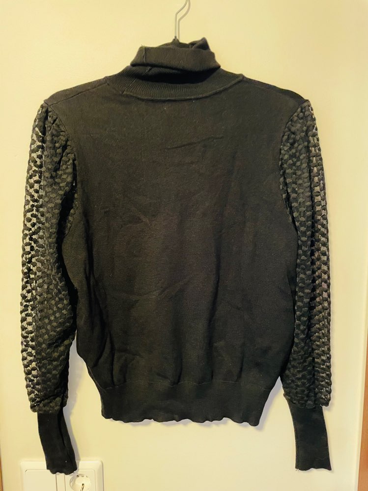 Crew neck peysu blússa XL