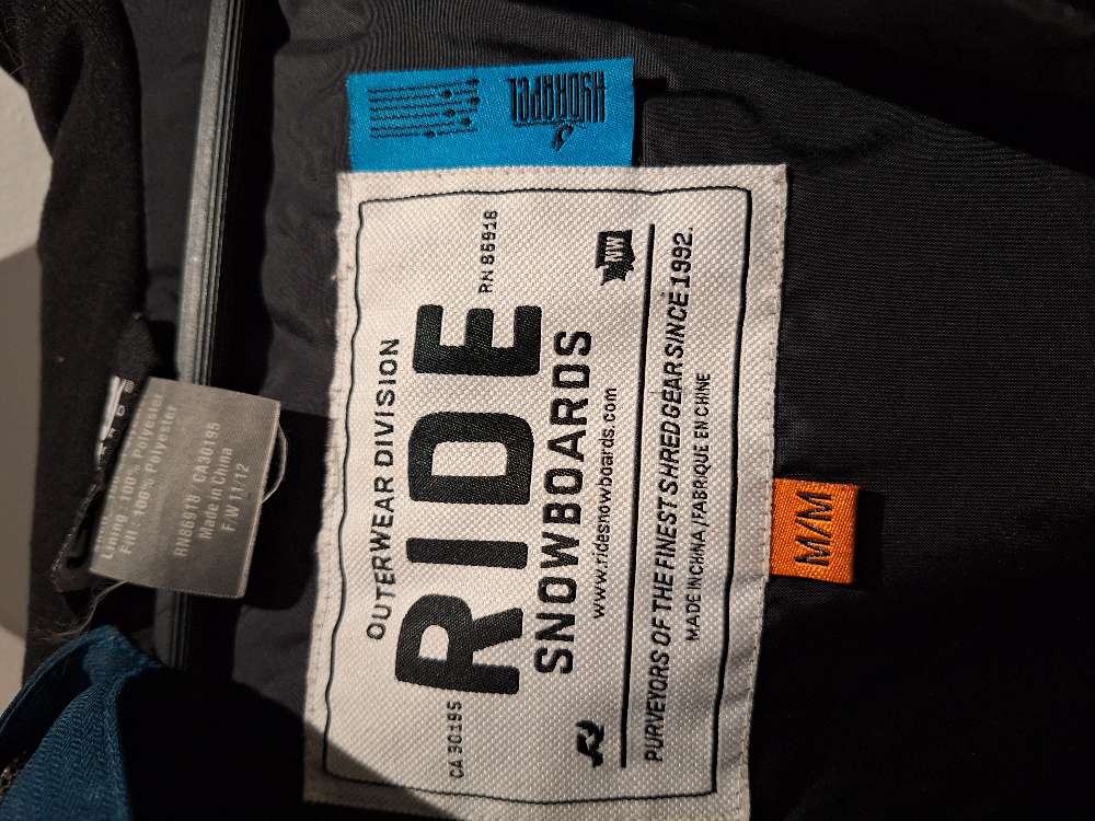 Úlpa RIDE snjóbretta M