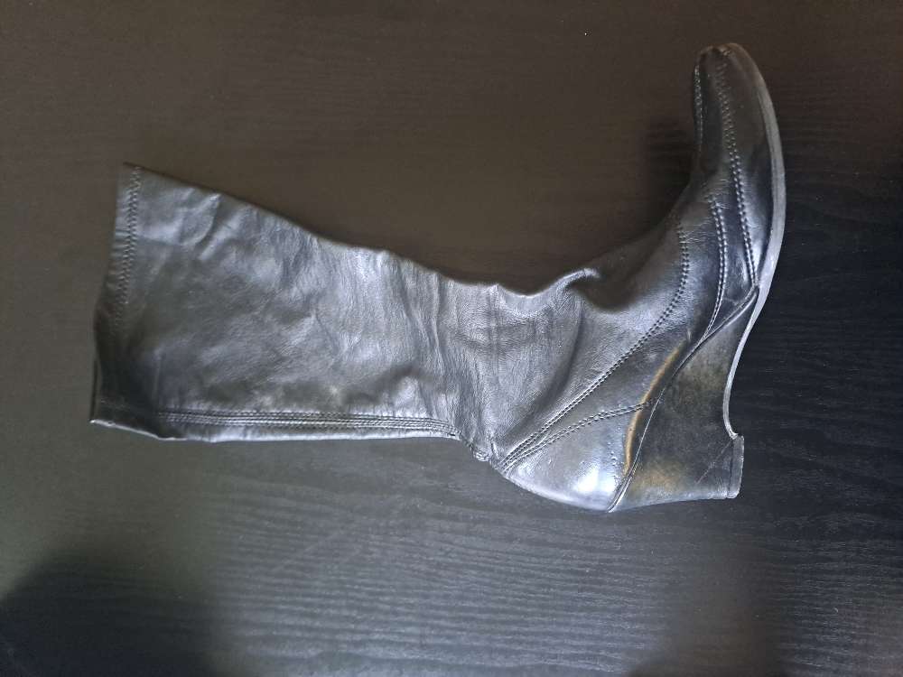 Leður stígvél,  38