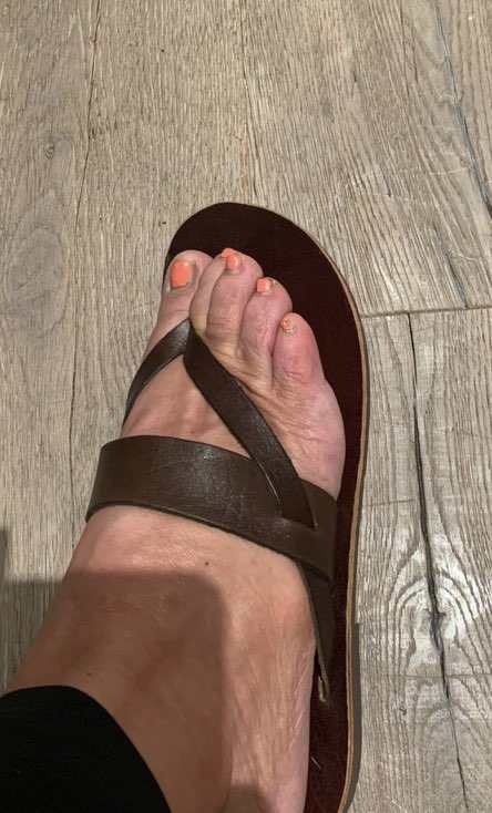 Skinn sandaler brune str 39