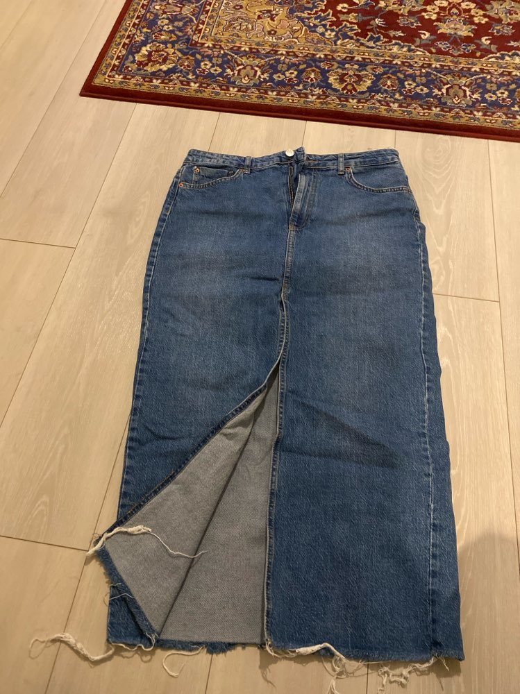 Stradivarius sininen farkkuhame, koko 42