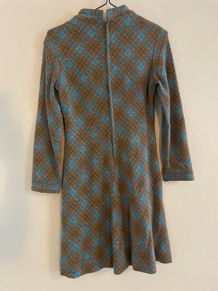 Vintage kjole ruter, M
