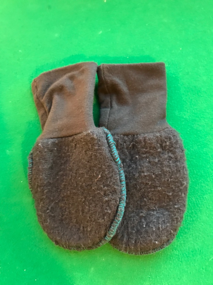 Små rollinger uld handsker str 1-2