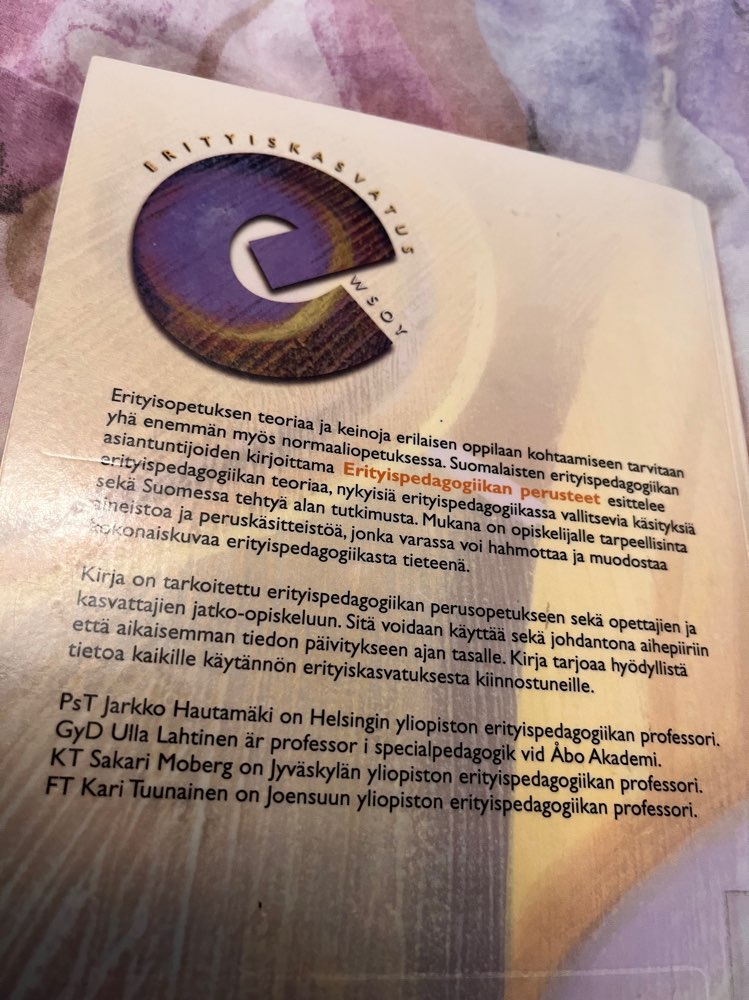 Erityispedagogiikan perusteet