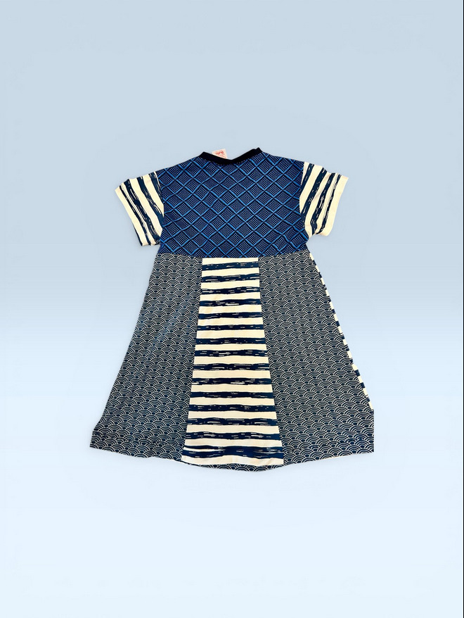 Uusi Sinisäv. Riemu mekko, 134cm