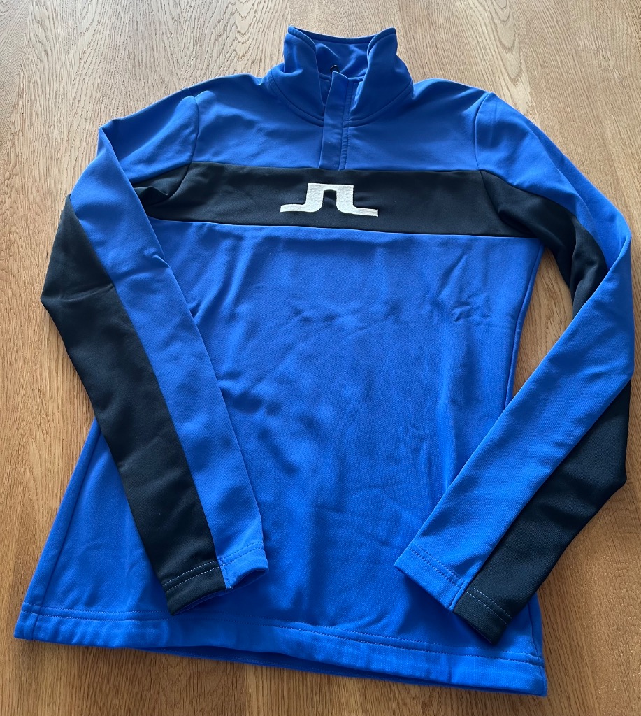 J.Lindeberg; blå microfleece str S