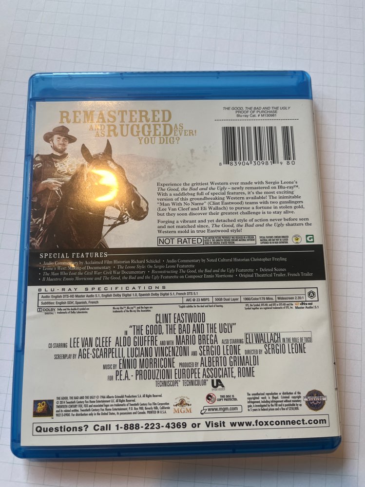 The Good The Bad and the Ugly/Blu-Rat