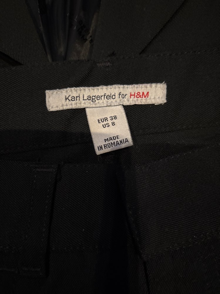 Karl Lagerfeld for HM dress str 38