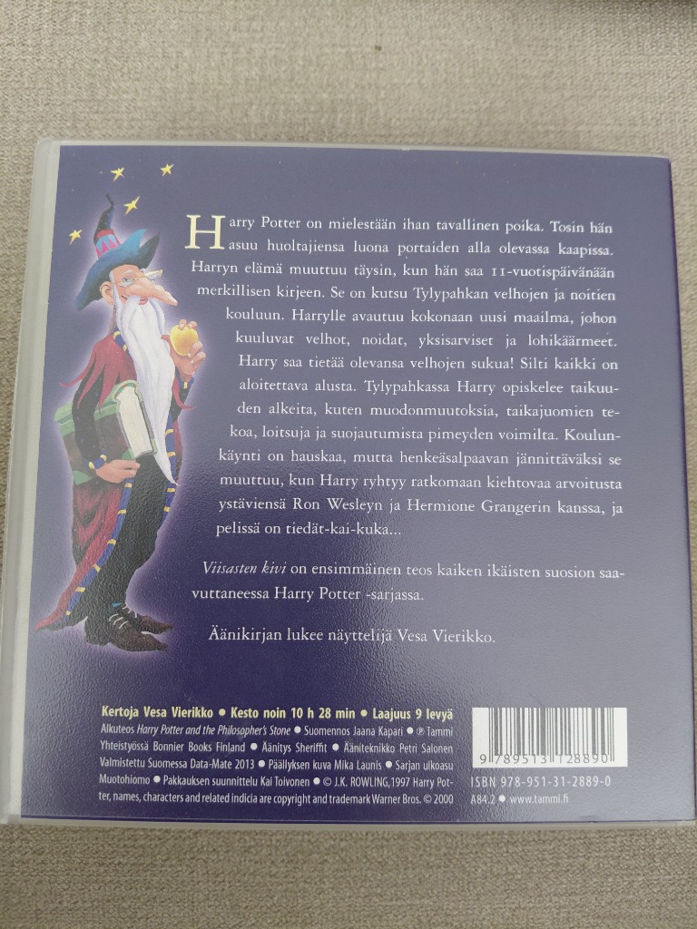 Äänikirja Harry Potter
