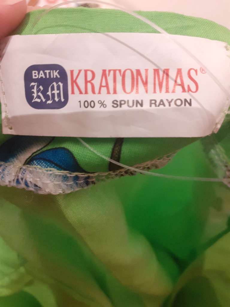 Grænn kjóll ca XL