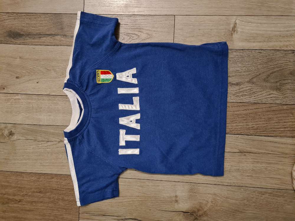 dökkblár t-shirt Italia 2y