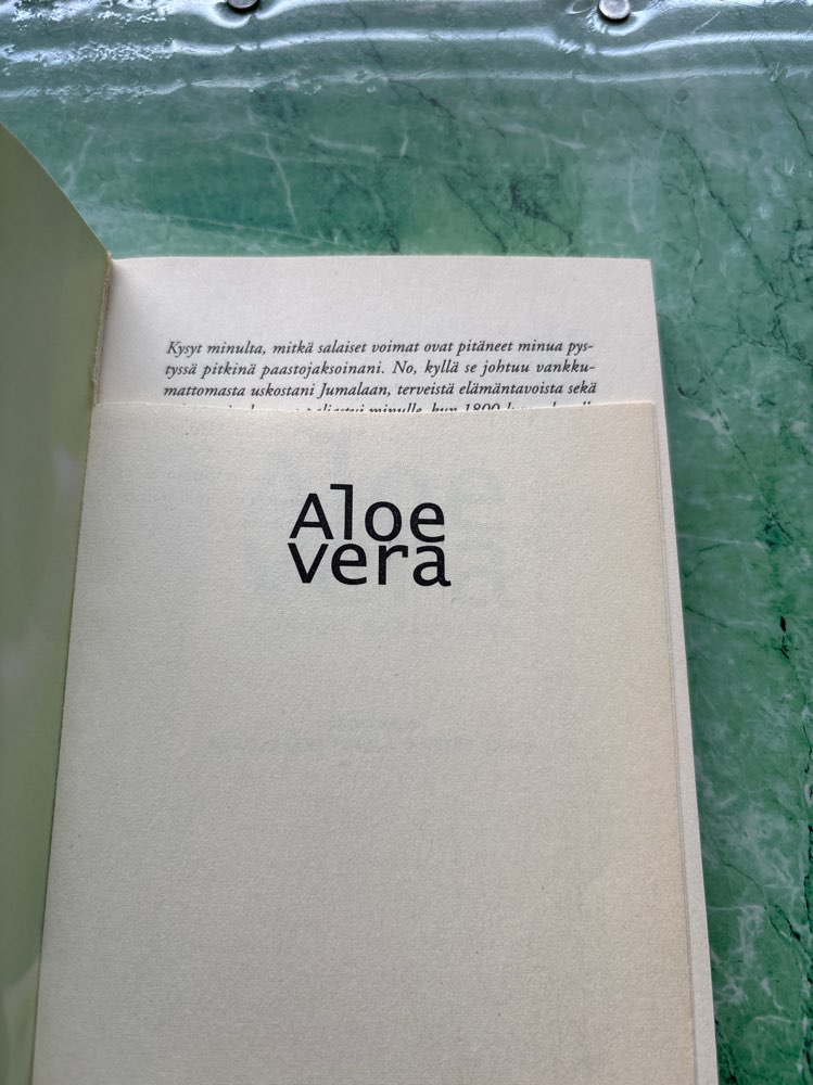 Myskja: Aloe vera - luonnon aarreaitta