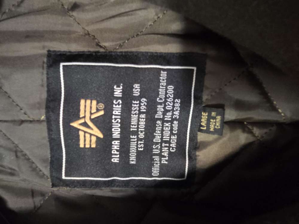 Alpha Industries peacoat takki L