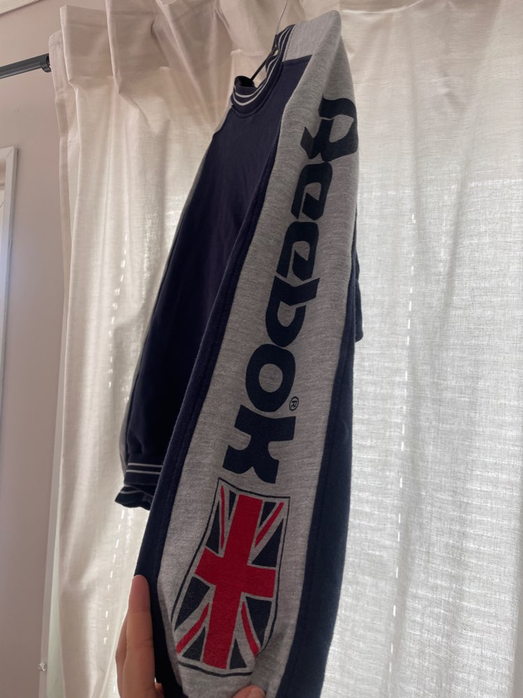 tummansininen Reebok college koko M