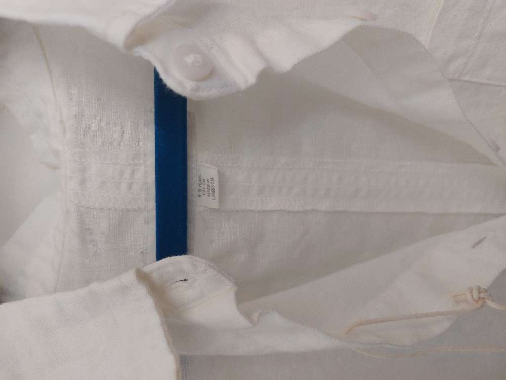 Zara, hvít skyrta st 131cm