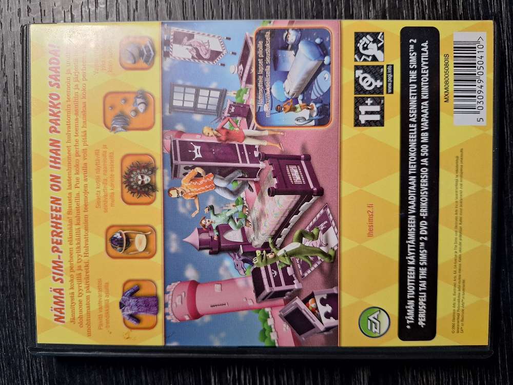 SIMS 2 perhepakkaus kamasetti