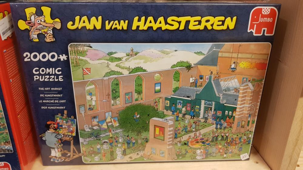 Jan van Haasteren de kunstmarkt 