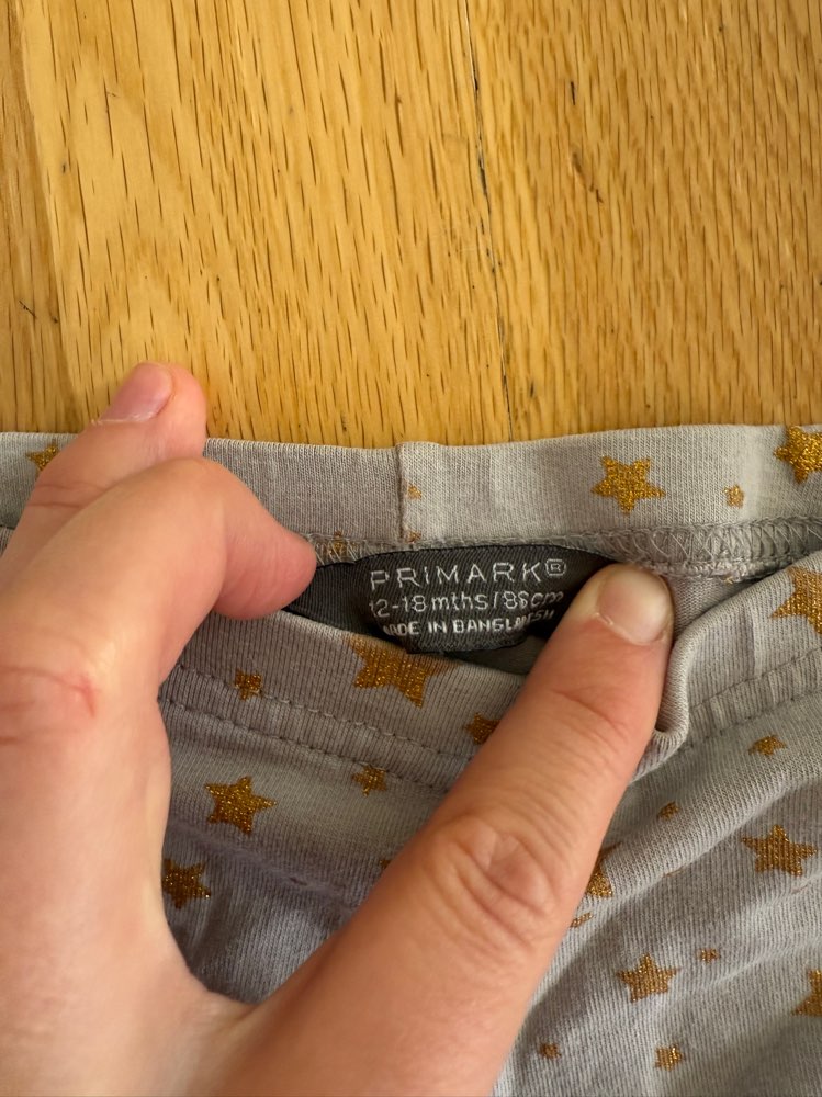 Primark leggings með stjörnum st. 86