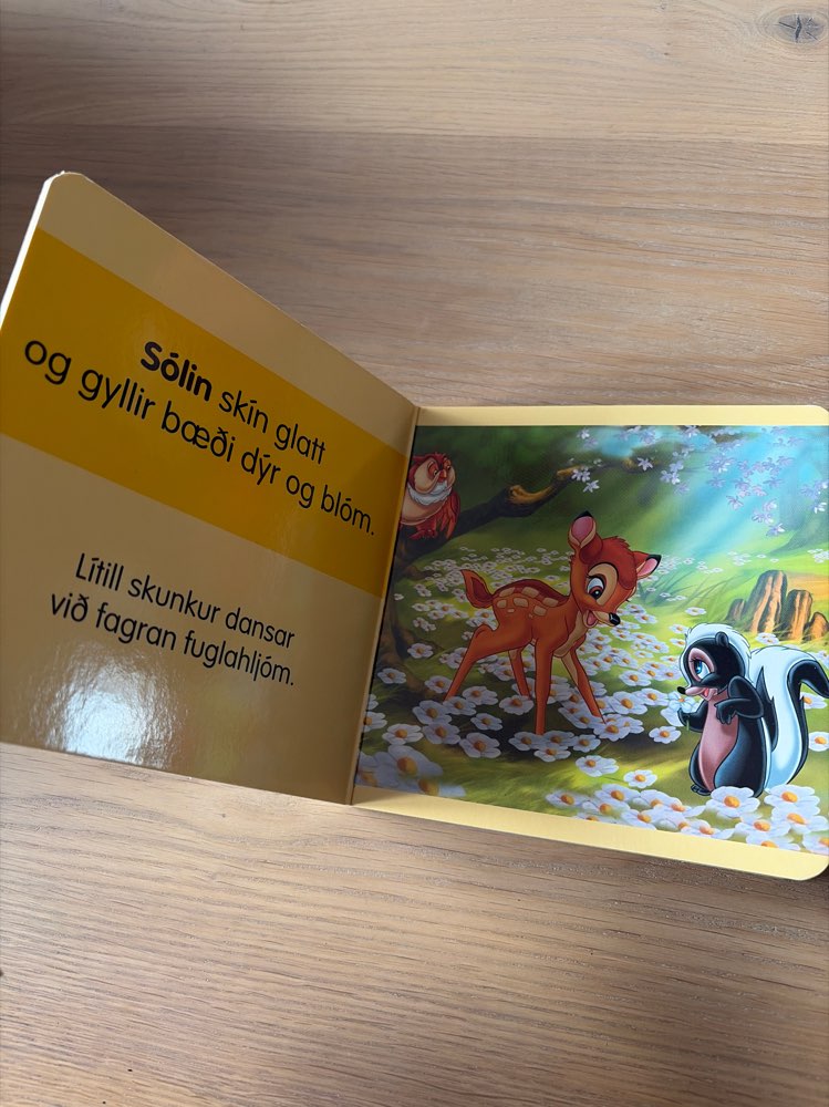 Bambi skin og skúrir