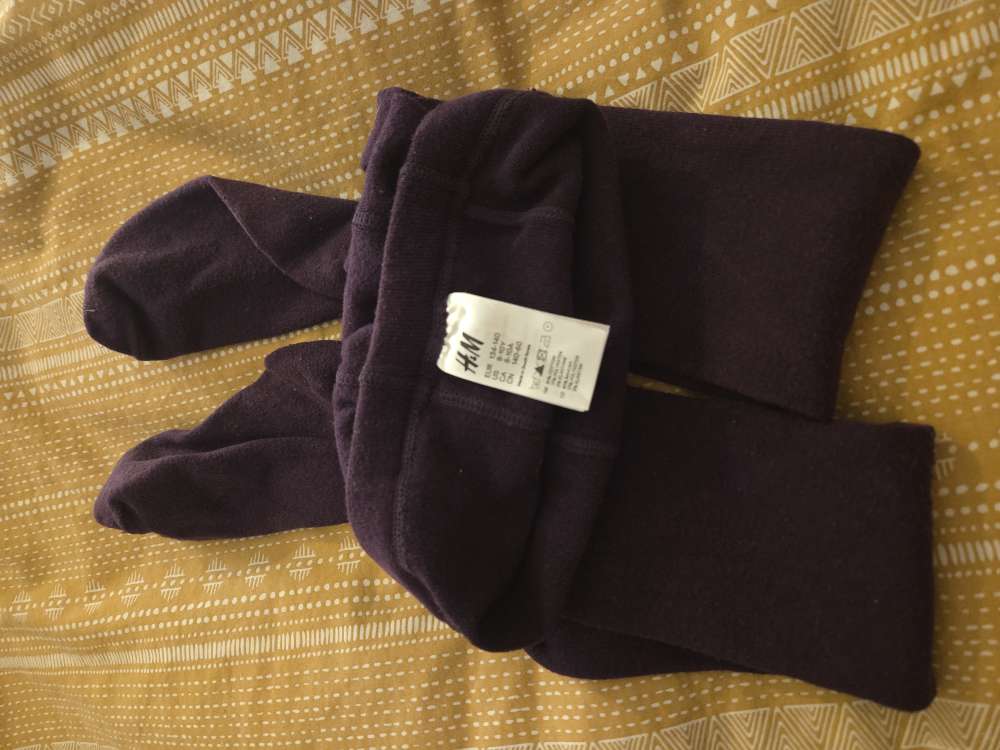 Sokkabuxur fjólubláar st.134-140 8-10y