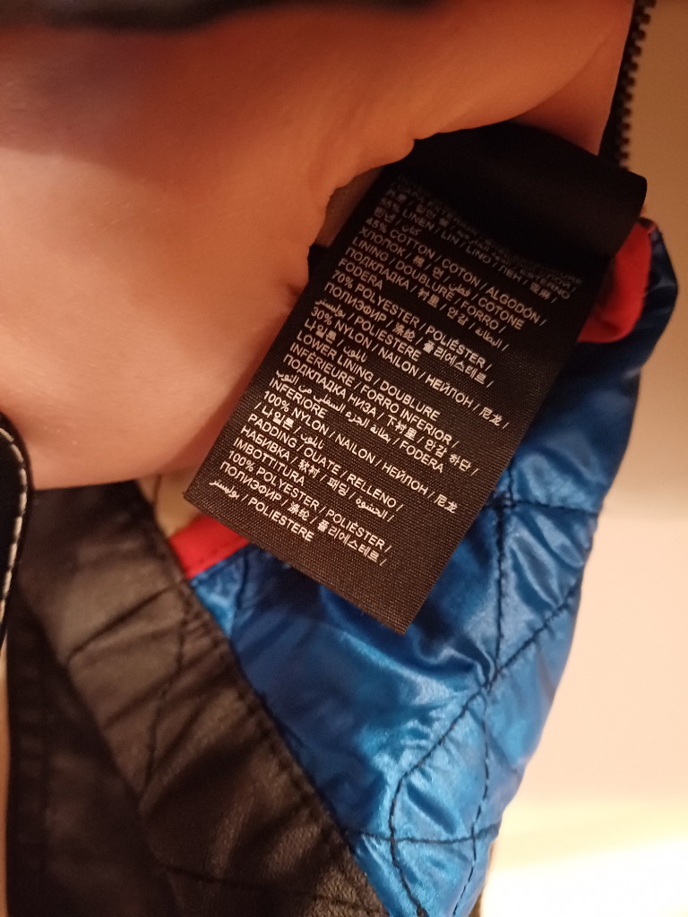 SuperDry musta tekonahkatakki