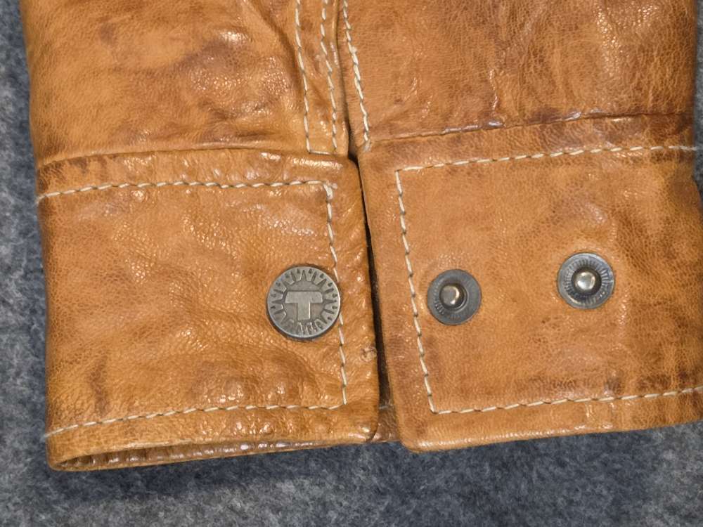 Trapper ruskea nahkatakki