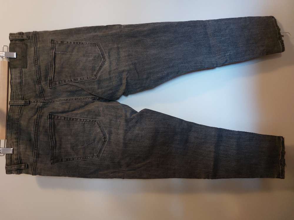 Gráar gallabuxur st 33/32 