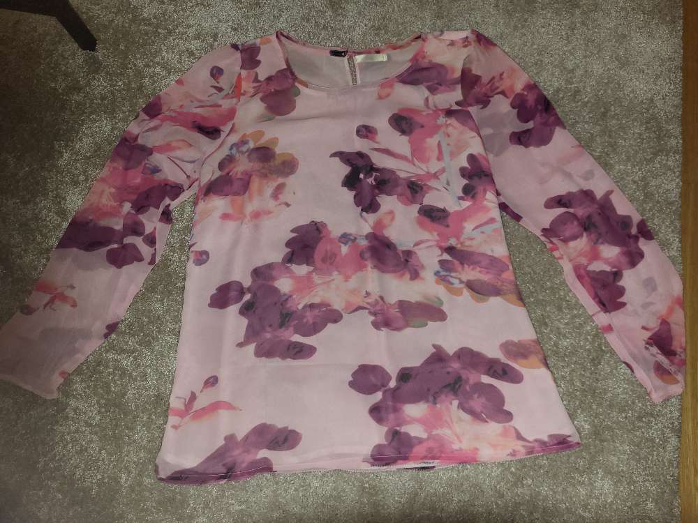 Rosa bluse i str M