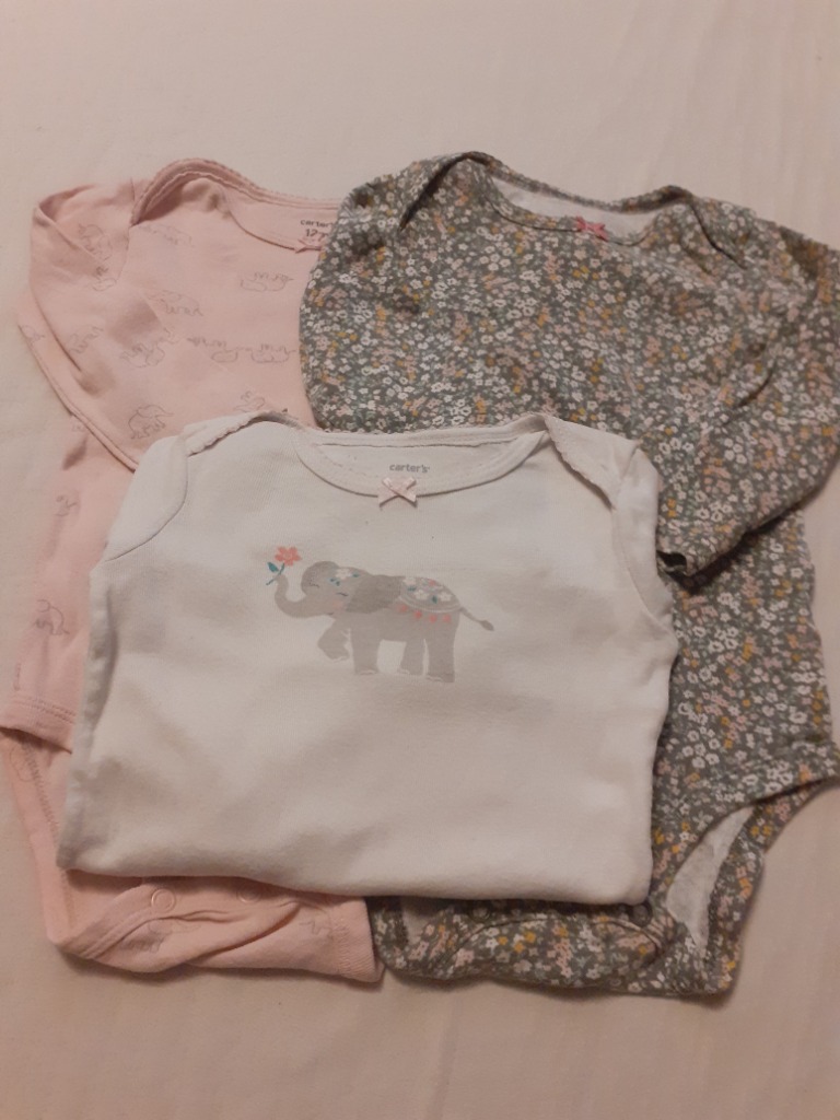 3 x Carters samfellur 12m