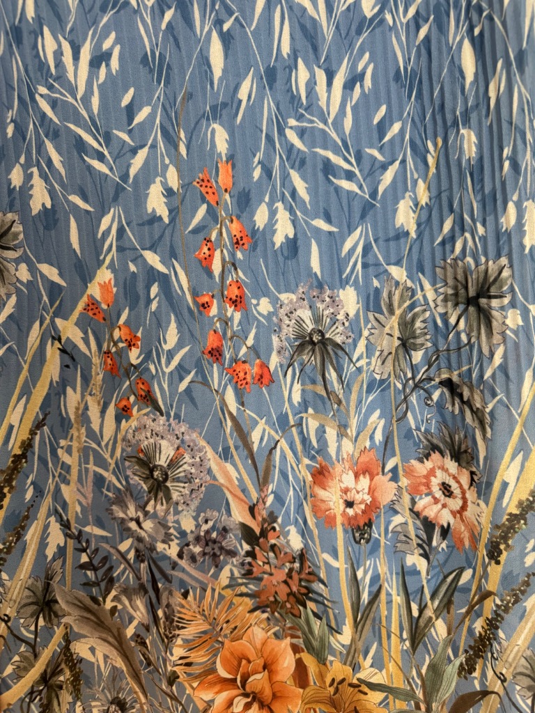 Vaal.sin. kuosipaita Flora, S, uusi