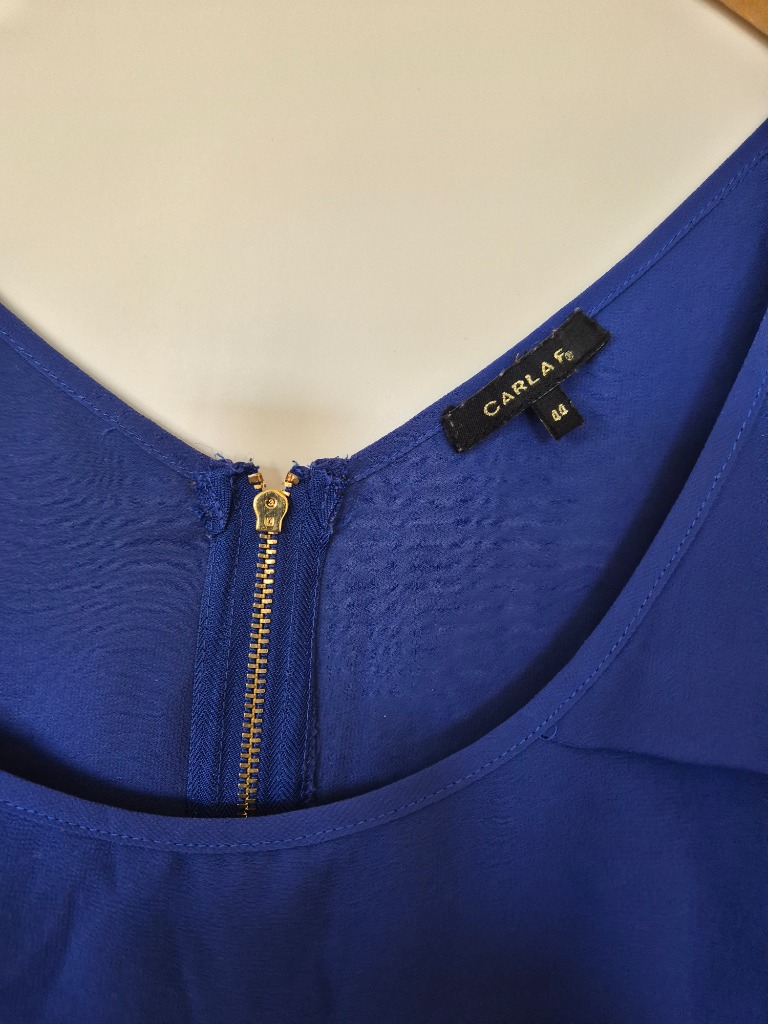 Blå bluse