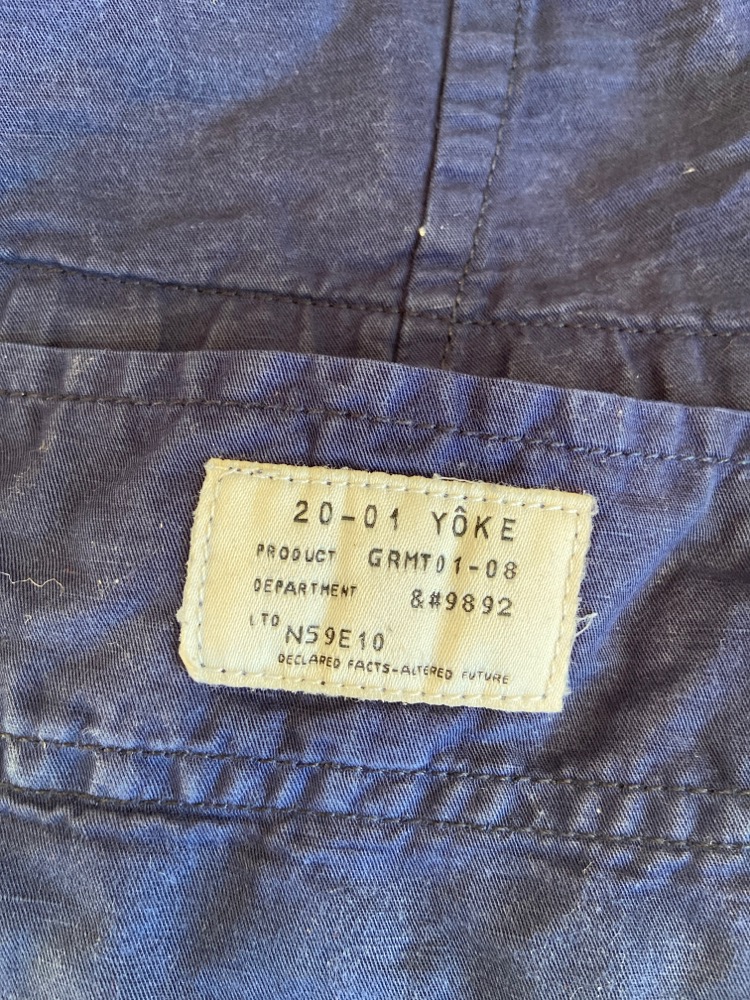 Yoke blå bukse str M