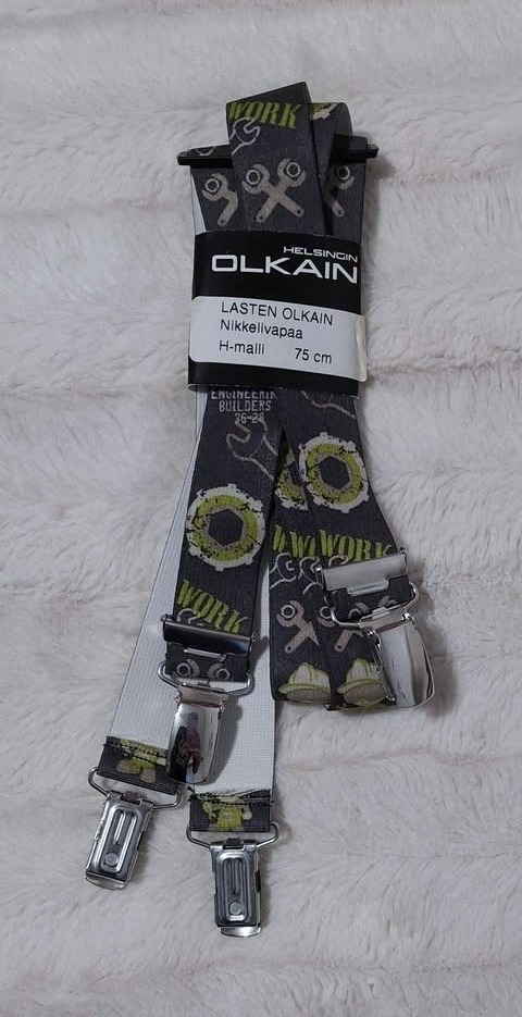 Lasten henkselit olkain 75cm