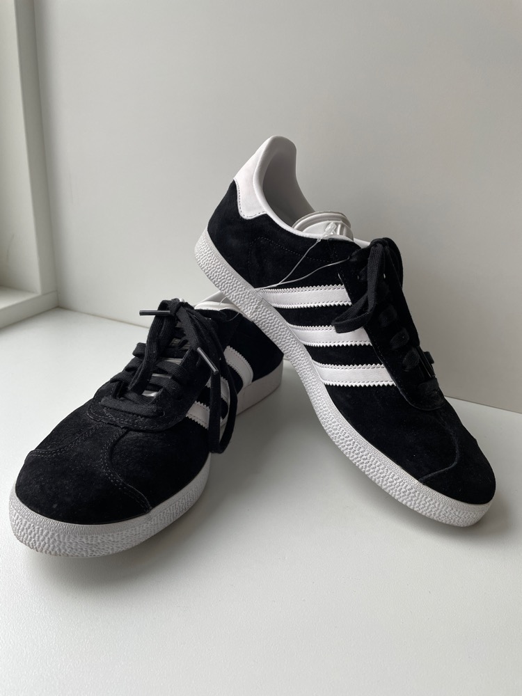 Adidas Gazelle, sort/hvide/ str. 38 2/3